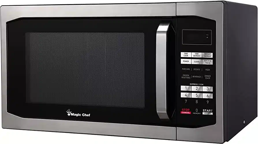 3 Magic Chef Stainless Steel Microwaves