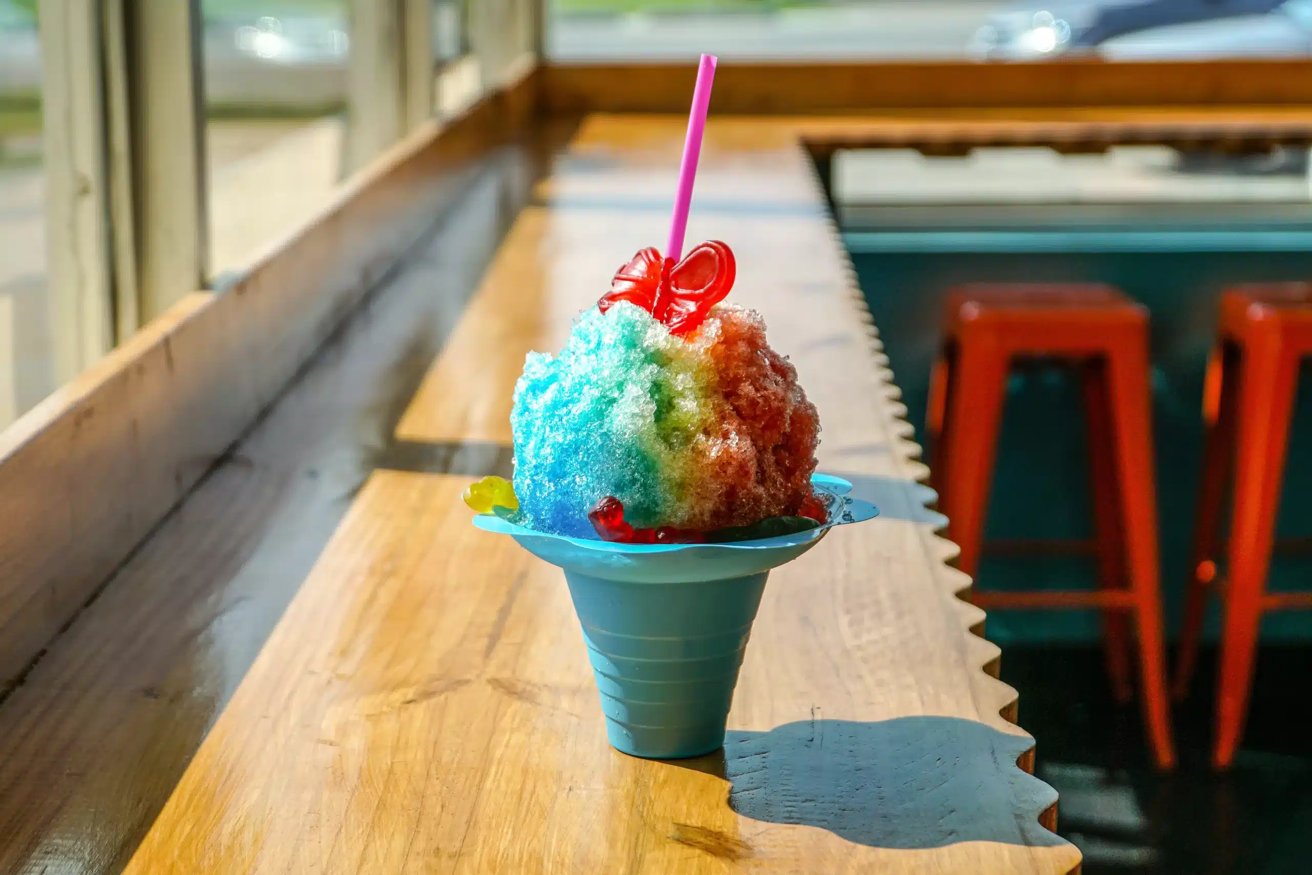 Snow Cones in a Blender