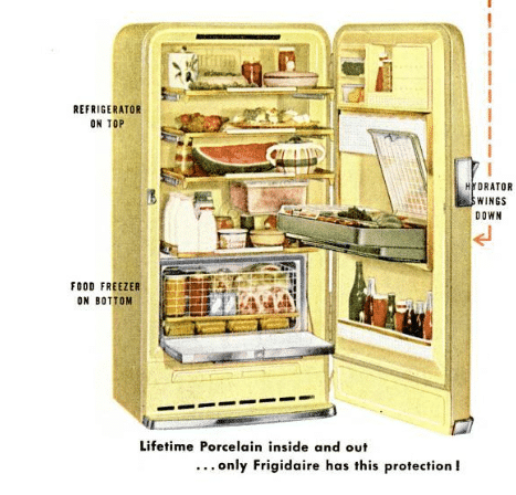 how-old-is-my-frigidaire-yellow-refrigerator