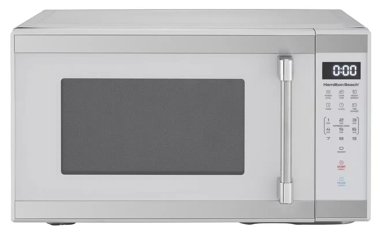 How to Set Clock on Hamilton Beach 1000 Watt Microwave Oven