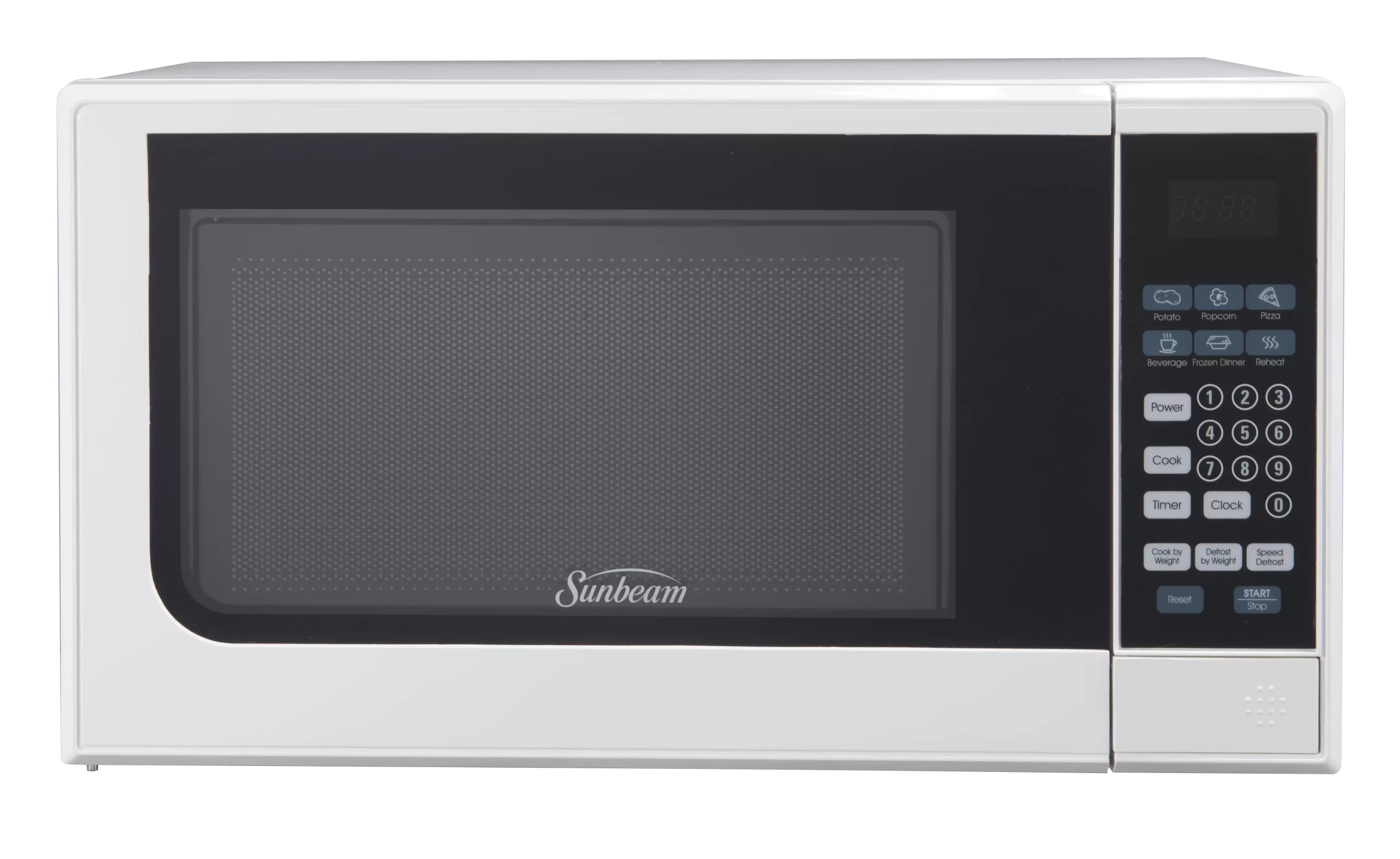 How to set a click on a sunbeam microwave